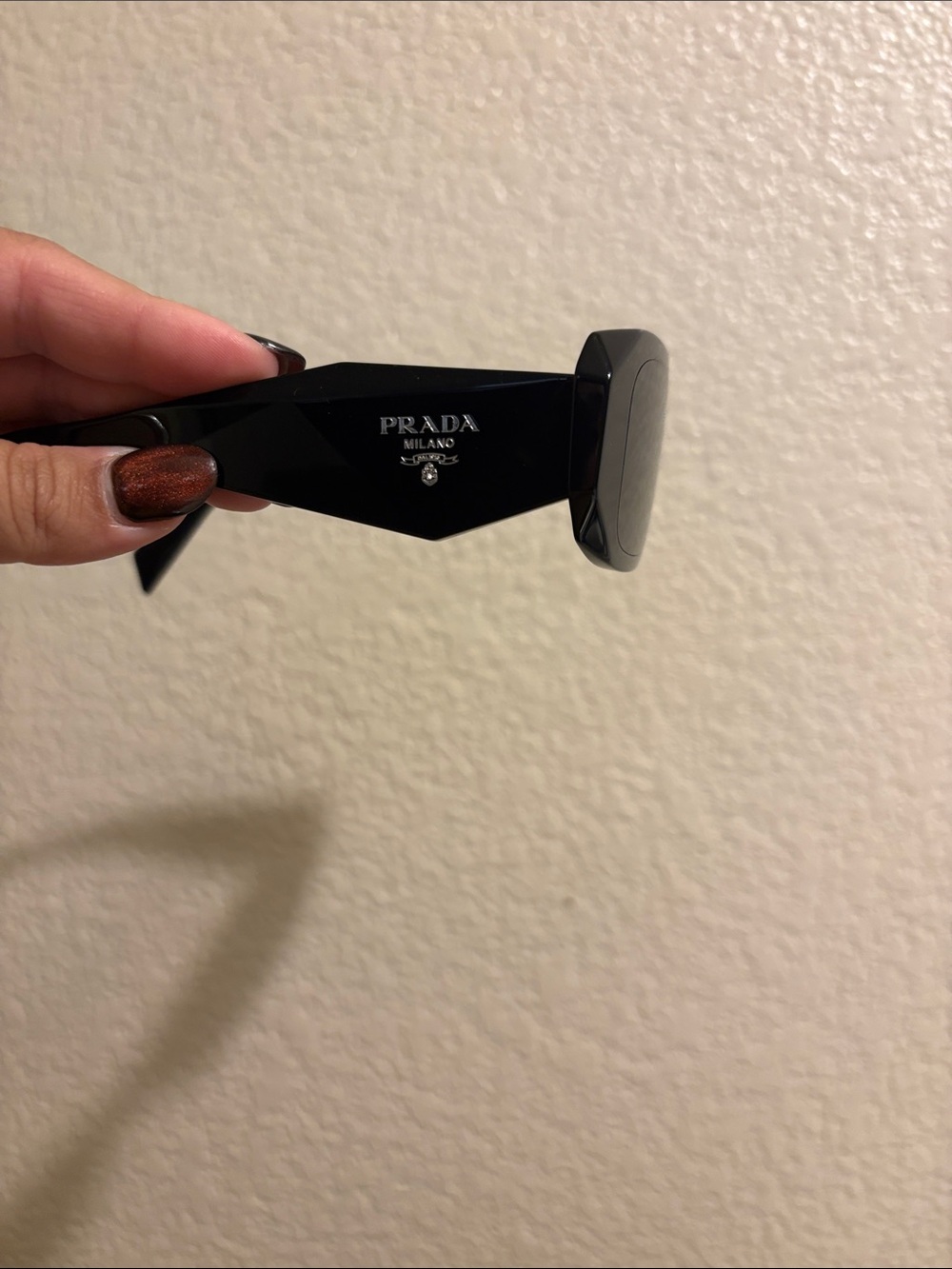 Prada Black Geometric VR/AR Accessory Frame